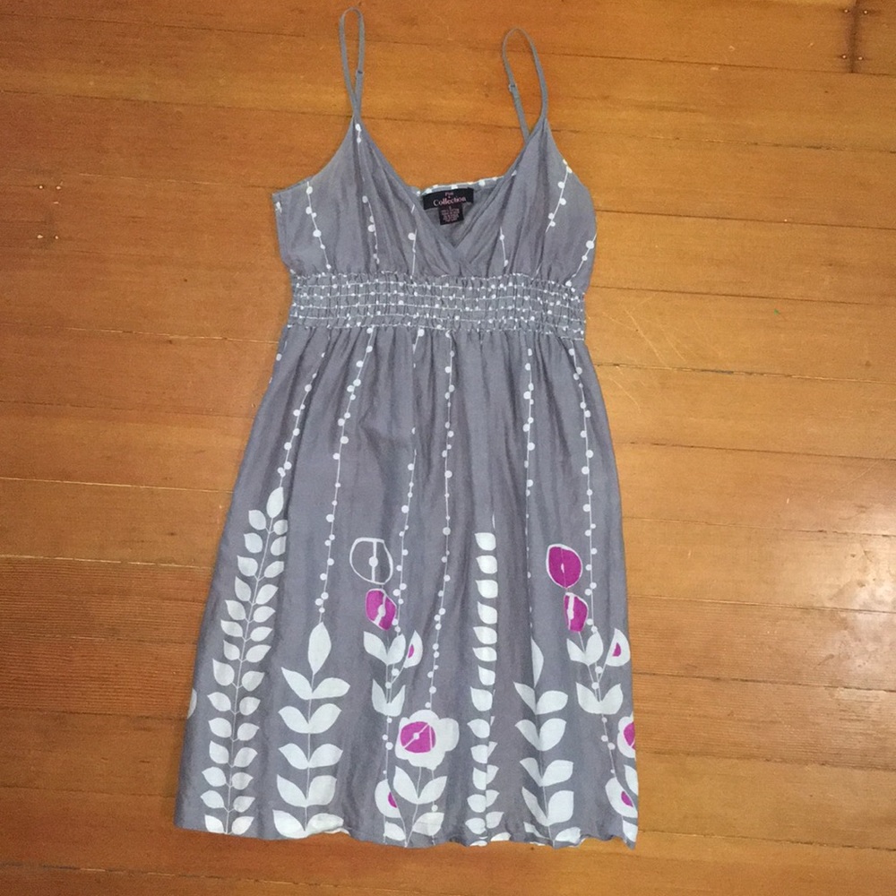 Tilly’s Pink Collection Spaghetti Strap Floral Dress sz Small